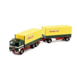 Marketplace : SCANIA 140 6x2 porteur avec remorque 2 essieux KARLSS...
