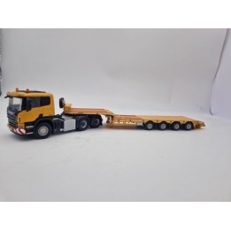 Marketplace : SCANIA P5 6x4 avec plateau surbaissé 4 essieux PRENIU...