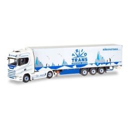 Marketplace : SCANIA CS 20 HD 4x2 avec remorque frigo 3 essieux Tri...