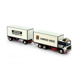 Marketplace : SCANIA 142 porteur avec remorque KIM JOHANSEN - Tekno...