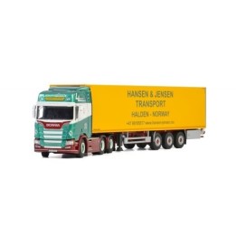 Marketplace : SCANIA R Highline avec remorque frigo 3 essieux HANSE...