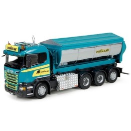 Marketplace : SCANIA R13 8x4 benne déposable Wellauer - Tekno - 1:50