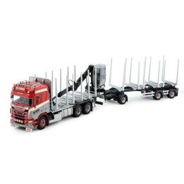 Marketplace : SCANIA R650 porteur 6x4 avec remorque 1+2 Essieux S-T...