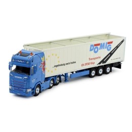 Marketplace : SCANIA S Highline 6x4 avec remorque à fond mouvant DO...