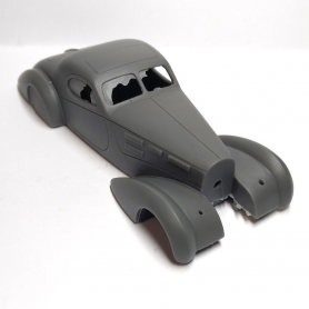 Carrosserie + Châssis - BUGATTI T57 Coupé Gangloff 1935 - 1:43