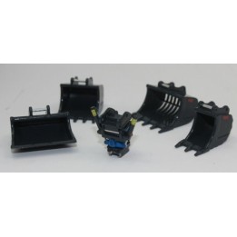 Marketplace : Tiltrotator SMP ST avec 4 godets pour pelle de 14 à 2...