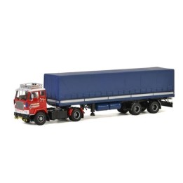 Marketplace : VOLVO F88 4x2 avec remorque 2 essieux VAN HOLLAND TRA...