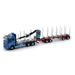 Marketplace : VOLVO FH04 porteur 6x4 avec remorque grumiére JAN JOH...