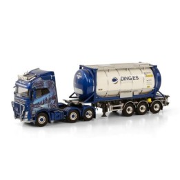 Marketplace : VOLVO FH4 GLOBETROTTER XL 6x2 avec remorque citerne 3...