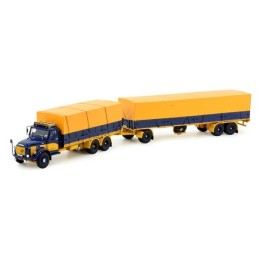 Marketplace : VOLVO N88 6x4 porteur avec remorque 1+2 Essieux ASG –...