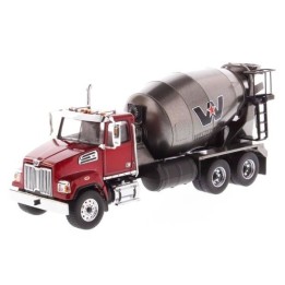 Marketplace : WESTERN STAR 4700SF Toupie 6x4 Rouge et gris - Diecas...