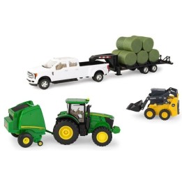 Marketplace : Coffret JOHN DEERE avec tracteur 7230R et sa presse à...