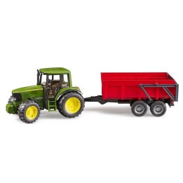 Marketplace : JOHN DEERE 6920 avec remorque - BRUDER - 1:16