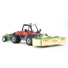 Marketplace : Tracteur jumelés avec faucheuse frontal KRONE et cond...