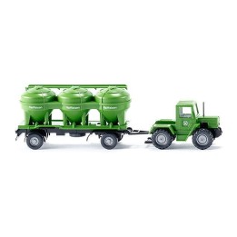 Marketplace : Tracteur MB TRAC 700 MERCEDES avec remorque silo - WI...