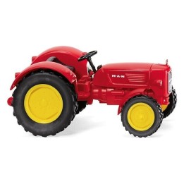 Marketplace : Tracteur rouge MAN 4R3 - WIKING - 1:87