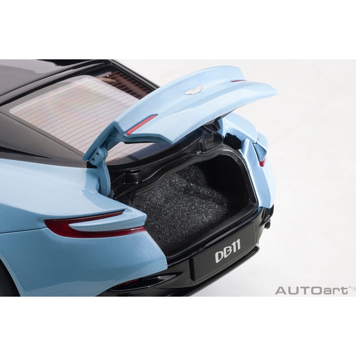 Aston Martin DB11- Q Frosted Glass Blue - Composite -AUTOART - 1:18