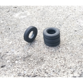 4 pneus 24 X 12.5 X 6.5 mm – Résine souple