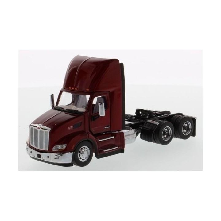 Marketplace : PETERBILT 579 6x2 Bordeaux - Diecast Masters - 1:50