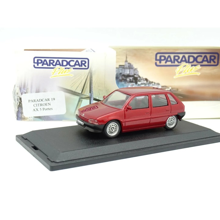 Marketplace : Citroën AX 5 Doors Red Metal PARADCAR – 1:43