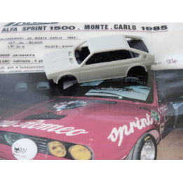 Marketplace : kit ALFA ROMEO SPRINT GrA MONTE CARLO 1985 - ALEZAN -...