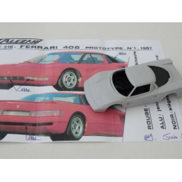 Marketplace : KIT FERRARI 408 PROTOTYPE N°1 1987 - ALEZAN - 1:43