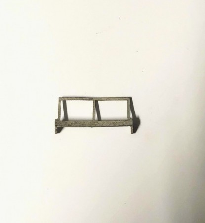 Pare-brise en White Metal - Longueur 29 mm