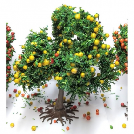 Diorama - 3 arbres Fruitiers - 6 cm