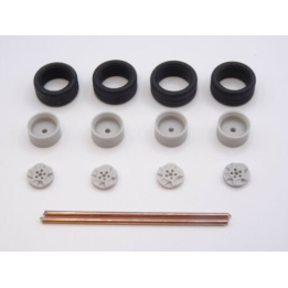 Marketplace - SET 4 ROUES ALFA ROMEO 164 ALFA ROMEO 33 - ALEZAN – 1:43