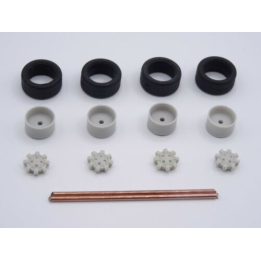 Marketplace - SET 4 ROUES LANCIA FULVIA - ALEZAN – 1:43