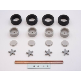 Marketplace - SET 4 ROUES ZENDER + DECALS - ALEZAN – 1:43