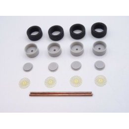 Marketplace - SET DE 4 ROUES BBS 18 " LAITON - ALEZAN – 1:43