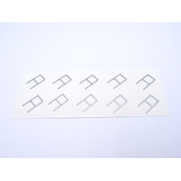 Marketplace - SET 10 VITRES GUILLOTINES VINYL ALU ADHESIF - ALEZAN ...