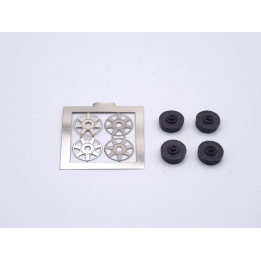 Marketplace - SET 4 INSERTS JANTES MASERATI GHIBLI 2.. - ALEZAN – 1:43