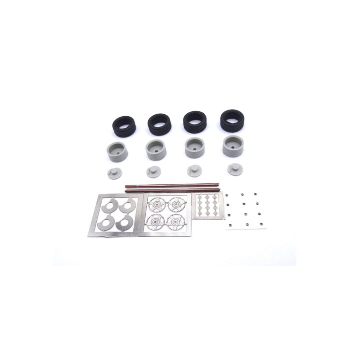 Marketplace - SET 4 ROUES JANTES BBS 5 BRANCHES - ALEZAN – 1:43