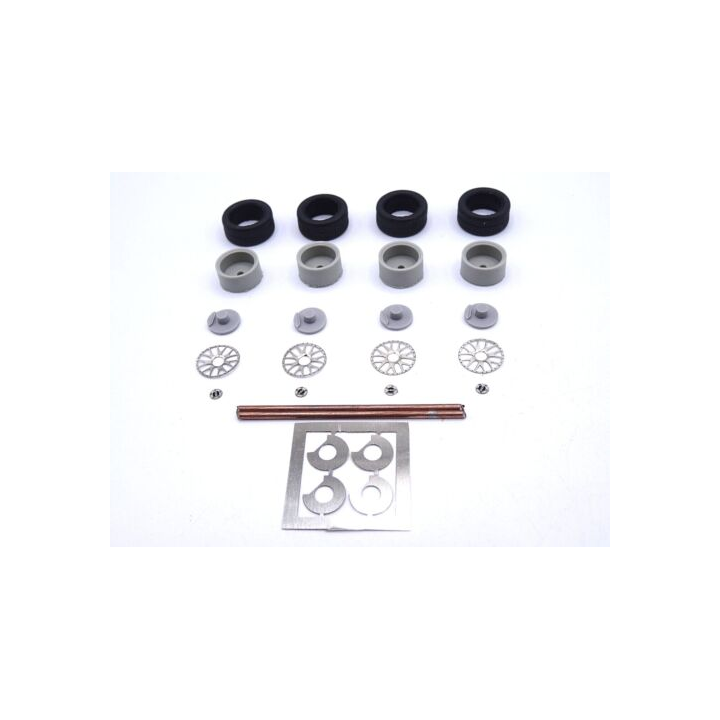 Marketplace - SET 4 ROUES JANTES BBS CHR PHOTODECOUPE - ALEZAN – 1:43