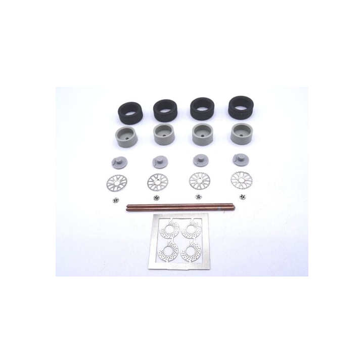 Marketplace - SET 4 ROUES JANTES BBS CHR PHOTODECOUPE - ALEZAN – 1:43