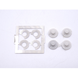 Marketplace - SET DE 4 DISQUES VENTILES DIAMETRE 8mm PHOTODECOUPE -...