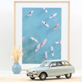Marketplace - Citroën Ami 8 Club 1969 Bleu Thasos - Norev - 1:18