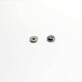 2 supports de phares ø4.90mm - Laiton + Nickelage - CPC Production