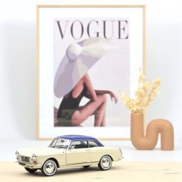 Marketplace - Peugeot 404 Coupé 1967 Beige et Bleu - Norev - 1:18