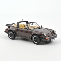 Marketplace - Porsche 911 Turbo Targa 1987 Brun  - Norev - 1:18