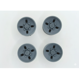 4 jantes Alpine SX 14" (ø19.70mm) - 3D CREATIVE - 1/18
