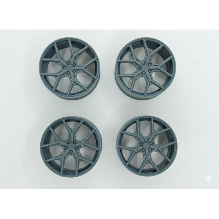 4 Jantes 5 branches - 3D CREATIVE (1162) - 1:43 à 1:18