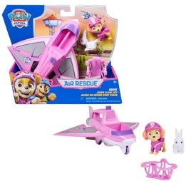 VM Kids : Paw Patrol - Pat Patrouille - Véhicule Stella Air Rescue Mission Voltige avec Projectiles