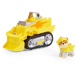 VM Kids : Paw Patrol - Pat Patrouille - Véhicule Chevalier Ruben Rescue Knights avec Dragon Lance-Projectile