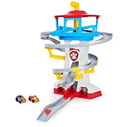 VM Kids : Paw Patrol - Pat Patrouille - Quartier Général avec 2 Véhicules True Metal Chase & Marcus