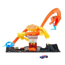 VM Kids : Hot Wheels Let’s Race Netflix Attaque de la Pizzeria avec 1 Voiture 1/64, HTN81