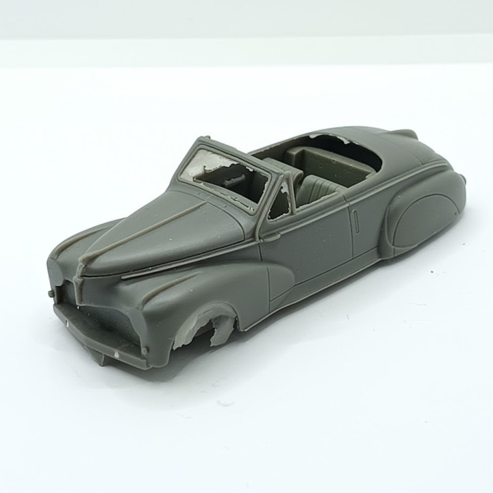 Kit Peugeot 203 Darl'Mat Cabriolet incomplet – Résine 1/43 – Rare et original