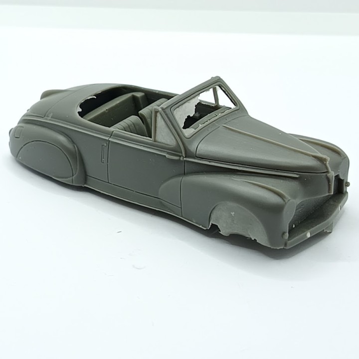 Kit Peugeot 203 Darl'Mat Cabriolet incomplet – Résine 1/43 – Rare et original